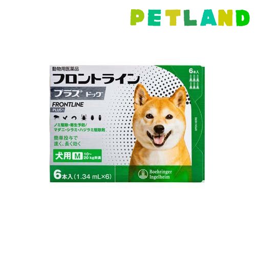 日本全薬工業 犬用 フロントラインプラスドッグ M 1箱6本入り 犬用ノミ・ダニ対策用品の商品画像