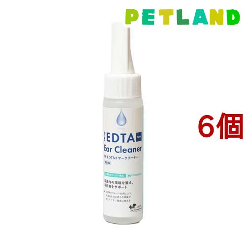 QIX QIX PE EDTA イヤークリーナー（無香料）50mL×6個 PE ペット用耳ケア用品の商品画像