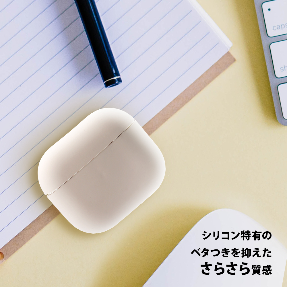 AirPods no. 3 поколение кейс покрытие черный бежевый розовый голубой прозрачный чёрный синий прозрачный простой одноцветный антибактериальный AirPods3