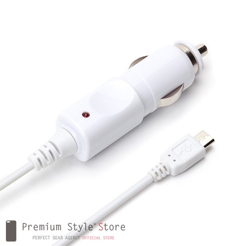  outlet microUSB коннектор автомобильный DC зарядное устройство мощность 2A кабель длина 1.5m