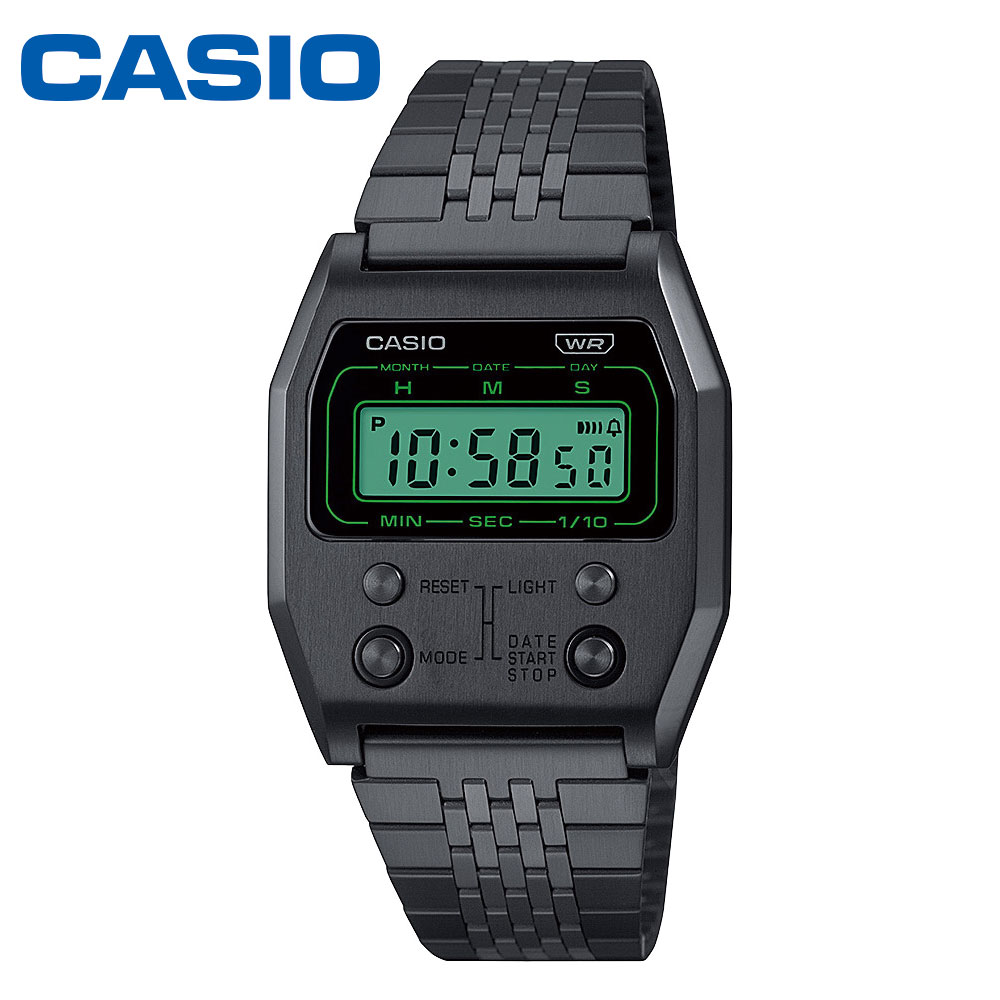 CASIO カシオ PREMIUMシリーズ A1100D-1JF（シルバー） メンズ腕時計