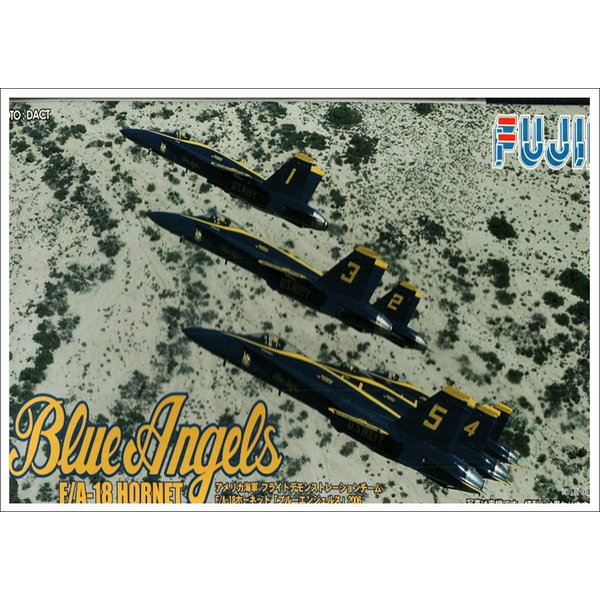 フジミ模型 F /A18 ホーネット C ブルーエンジェルス（1/72スケール Fシリーズ F45） ミリタリー模型の商品画像