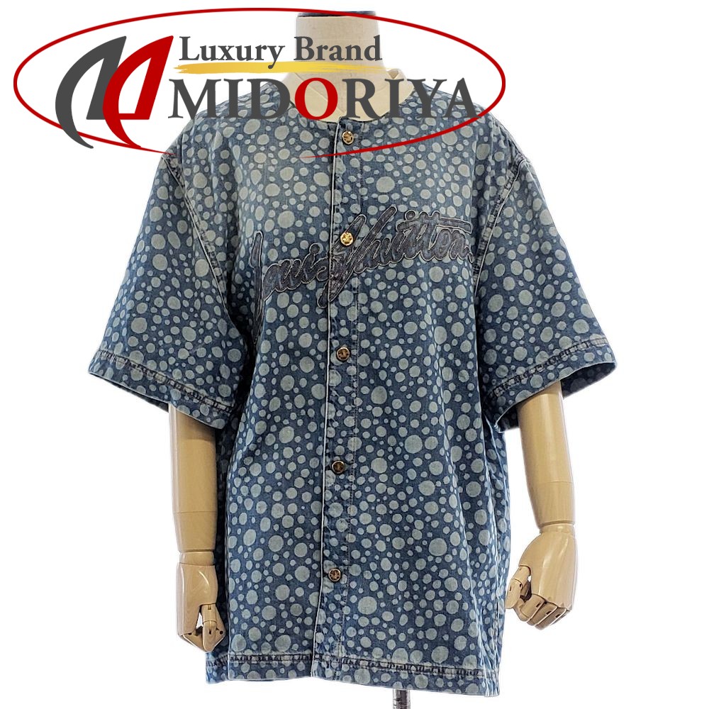 草間彌生 × インフィニティドットデニムシャツ 4L 1AB6O9