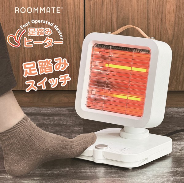 [ бесплатная доставка ] электрический плита ножная обогреватель ROOMMATE салон Mate RM-215H ножная переключатель . простой функционирование 10 секунд ....* левый правый угол 90° автоматика колеблющийся верх и низ угол 45° заменяемый 