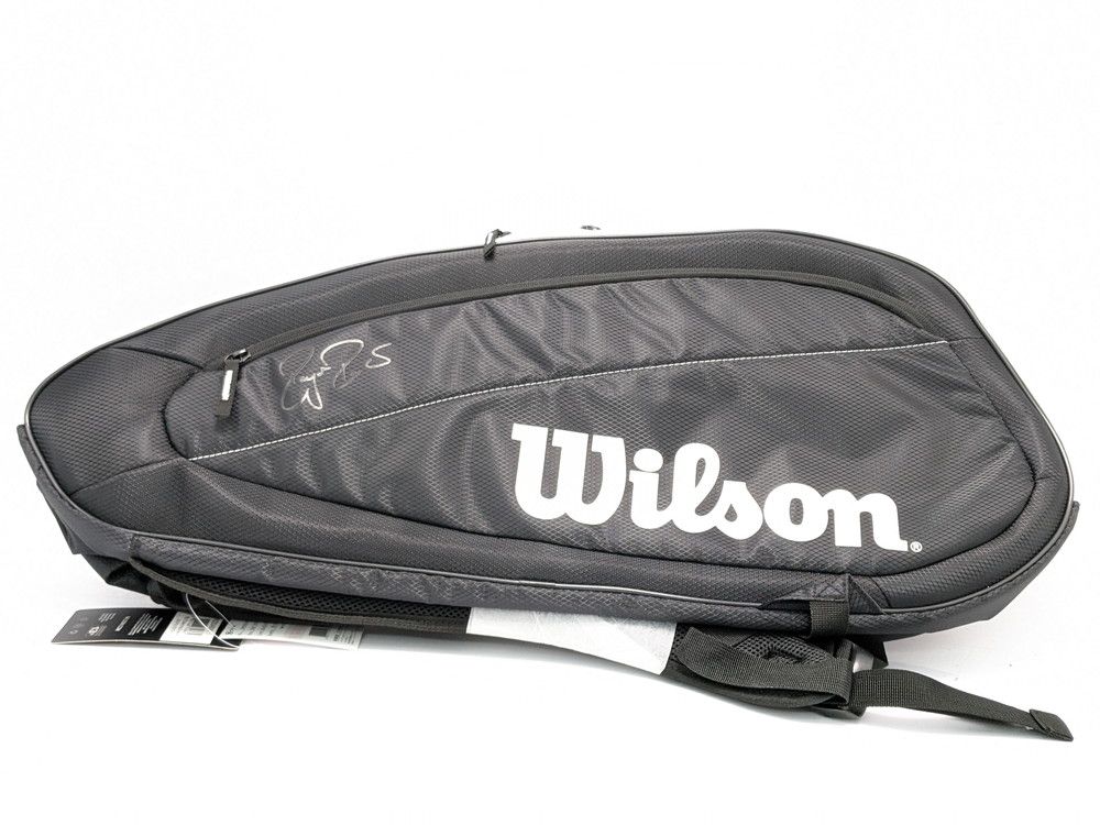 [ unused goods ]Wilson Federer Team 6 PACK WRZ834806 6ps.@ storage possibility tennis racket bag *3101/ west . place shop 