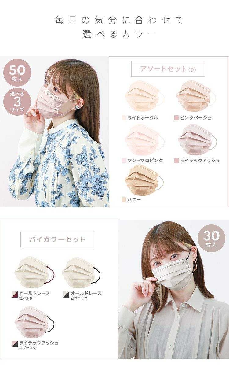 [40%OFF coupon ] soft non-woven mask 50 sheets 10 sheets by piece packing 3 layer structure non-woven mask disposable sewing elastic ear . kind mask white u il s pollen house dust 