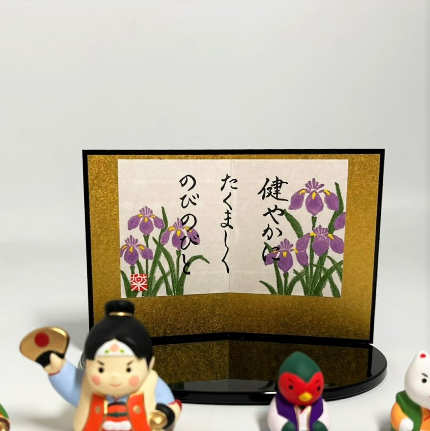 [ medicine . kiln ] Boys' May Festival dolls made in Japan Seto thing ceramics .. peach Taro decoration 