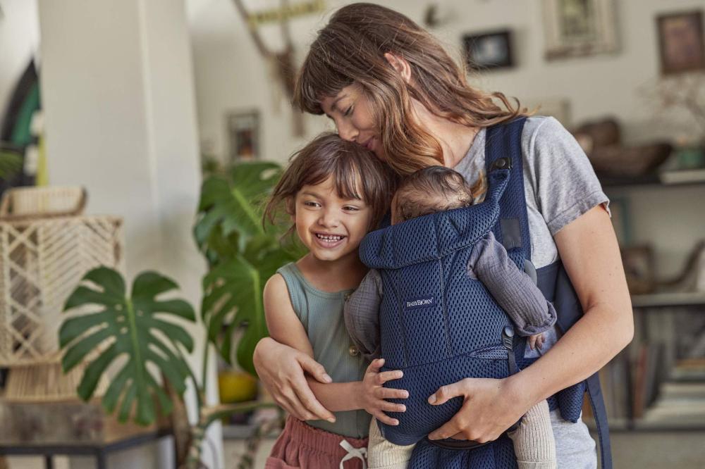 BabyBj?rn Baby Carrier Free, 3D Mesh, Navy Blue