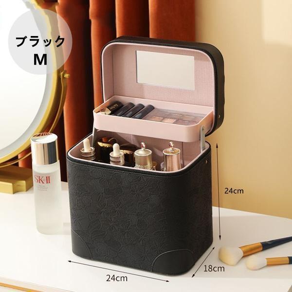 make-up box mirror attaching high capacity carrying tray attaching cosme box cosmetics storage box largish small amount . Pro high capacity carrying vanity functional lovely 