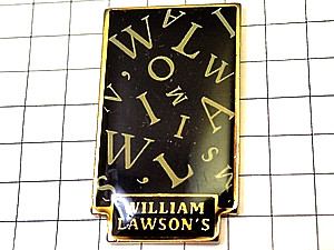  pin badge * William Lawson sake whisky * France limitation pin z* rare . Vintage thing pin bachi