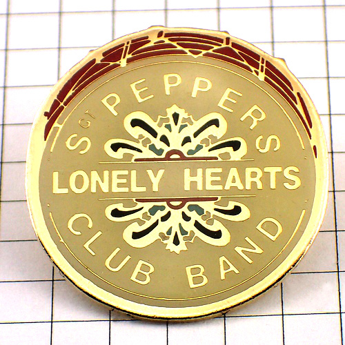  pin badge * Beatles [ surge .nto* pepper z] album jacket music * France limitation pin z* rare . Vintage thing pin bachi