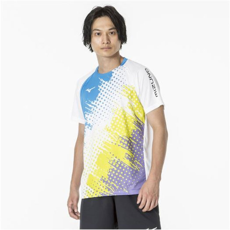  Mizuno MIZUNOp Ractis shirt ( racket sport ) tennis / soft tennis wear T-shirt / polo-shirt (62JAA044)