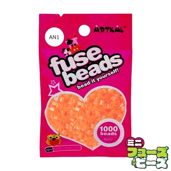  плавкий предохранитель бисер Mini (2.6mm) neon orange 1000 шарик AN1