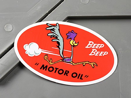  Roadrunner стикер Looney * Tunes машина мотоцикл american модный симпатичный MOTOR OIL