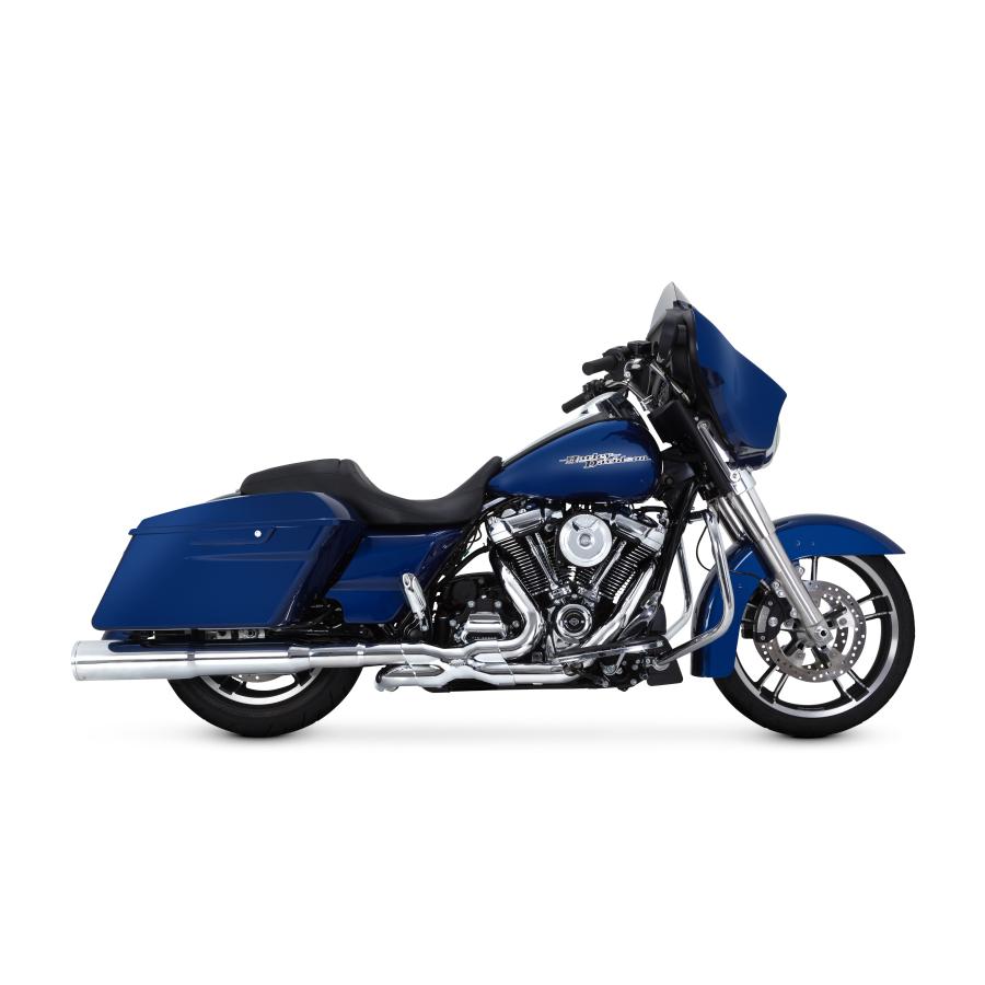 VANCE &amp; HINES( Vance & высокий nz) PowerDuals PCX энергия двойной z head труба хром muffler TOURING(M8) 1802-0406