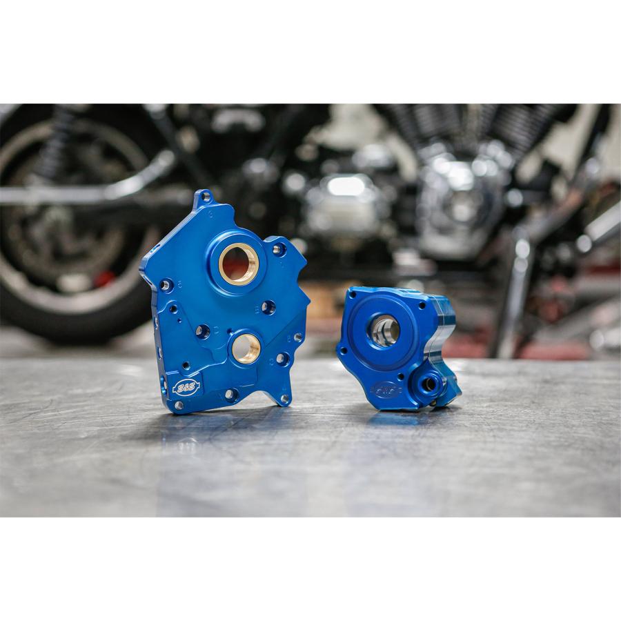 S&amp;S (es and es cycle ) cam поддержка масляный насос p plate комплект M8 двигатель (WaterCooled) 310-0997B