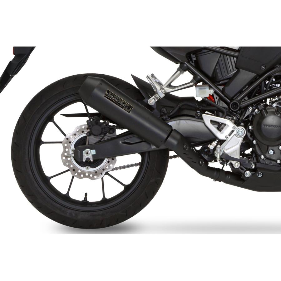 【OVERRACING】メガホンマフラースリップオン　REBEL250（23-） レブル250 23- SSメガホン スリップオンマフラー ブラック OVER