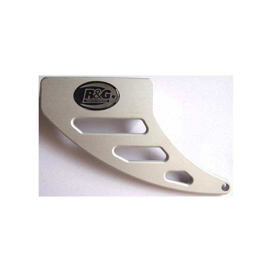 R&amp;G (a-ru and ji-) Toe chain guard silver CBR1000RR CBR600 aluminium frame 