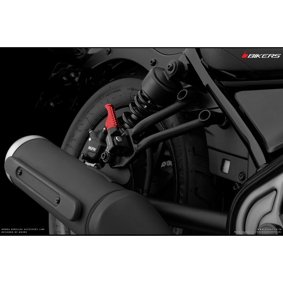 BIKERS( Biker z) RR задний подставка под ноги красный двойная подножка GROM Glo mJC92 Rebel Rebel 500 Rebel 250 CB250R CB125R