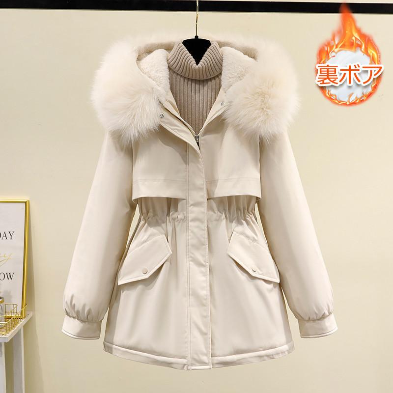  Mod's Coat женский обратная сторона ворсистый обратная сторона боа жакет с капюшоном . талия настройка возможность с мехом Parker пуховик жакет длинный длина защищающая от холода одежда 