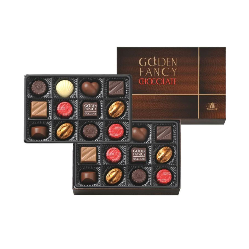モロゾフ トラディショナル ゴールデンファンシーチョコレート 24個入（2段詰）×1個の商品画像