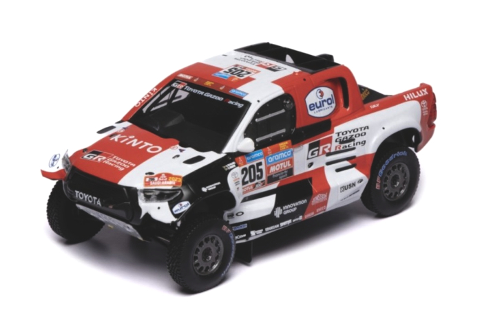 ixo 1/43 トヨタ GR DKR HILUX T1＋ GR 2023年 ダカールラリー G.de Villiers/D.Murphy #205 [RAM928A] おもちゃのミニカーの商品画像