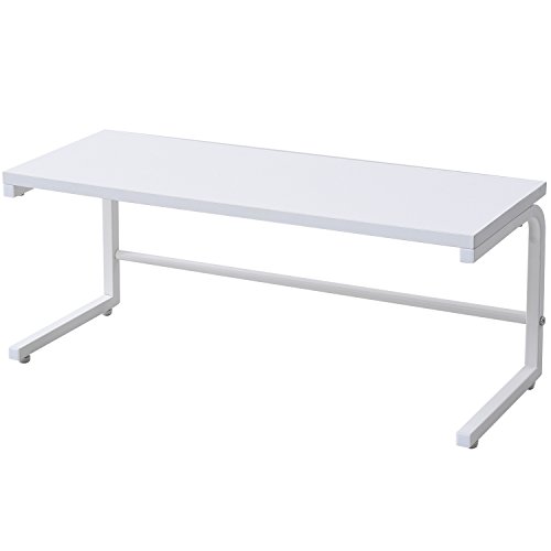 山善 キッチン スペースラック W600×D220×H250 RKS-6022-WH （ホワイト） 食器棚、レンジ台の商品画像