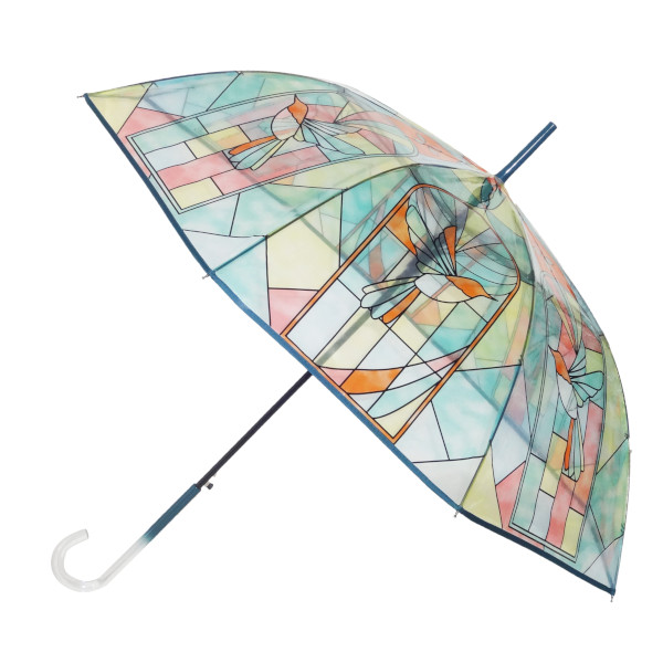 アンシャンテ ステンドグラス風傘 58cm JK-140-06（ハチドリ）の商品画像