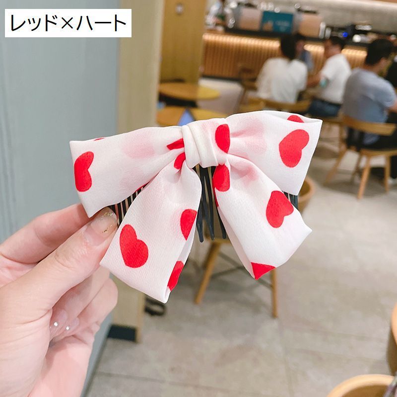 市場 送料無料 女の子 髪留め 子供用 無地 かわいい 髪飾り ヘアアクセサリー キッズ リボン 水玉 ヘアコーム ハート ドット