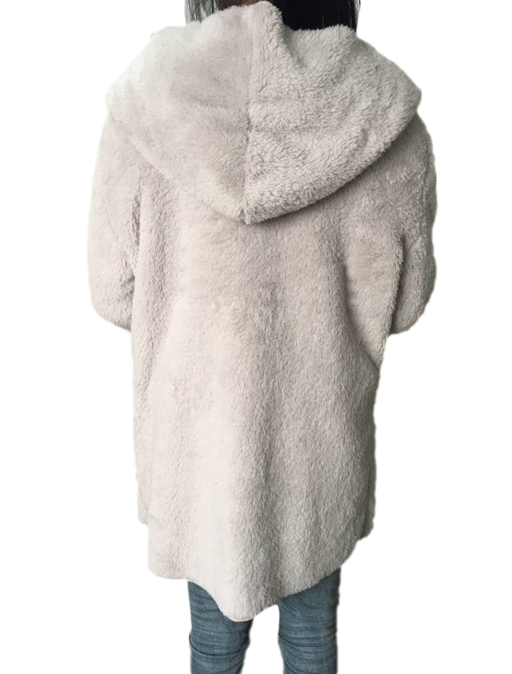  пальто внешний боа пальто длинный рукав осень-зима теплый .... нежный капот есть свободно casual простой женский 