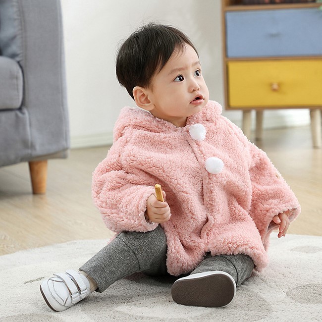  накидка манто baby младенец девочка мужчина внешний верхняя одежда длинный рукав передний открытие кнопка-застежка .... нежный ворсистый динозавр .. слон животное ani