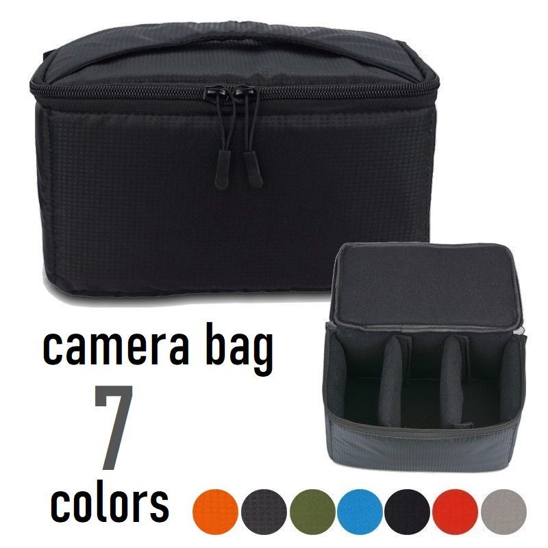  camera bag inner bag lens camera mirrorless single‐lens reflex storage bag camera case bulkhead . cushion cushioning impact mitigation waterproof square type 