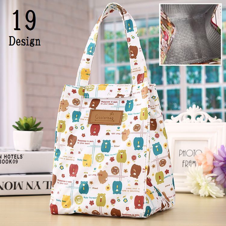 ランチバッグ 保冷バッグ 保温バッグ お弁当 鞄 ランチトート トートバッグ 弁当収納 保冷 手提げ ヒョウ柄 イラスト 受注生産品 保温 花 星 ウサギ 柄物