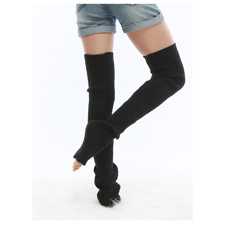 買い保障できる バレエレッグウォーマー レッグウォーマー ロング 太もも丈 ニット あたたかい シンプル 無地 かわいい ルーズ オシャレ 冷え 冷え性 女性 Heartlandgolfpark Com