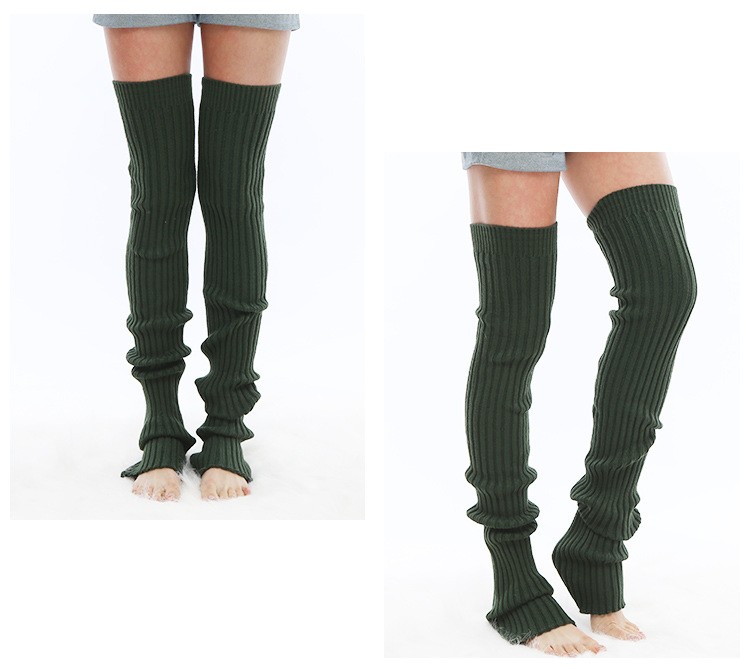 買い保障できる バレエレッグウォーマー レッグウォーマー ロング 太もも丈 ニット あたたかい シンプル 無地 かわいい ルーズ オシャレ 冷え 冷え性 女性 Heartlandgolfpark Com