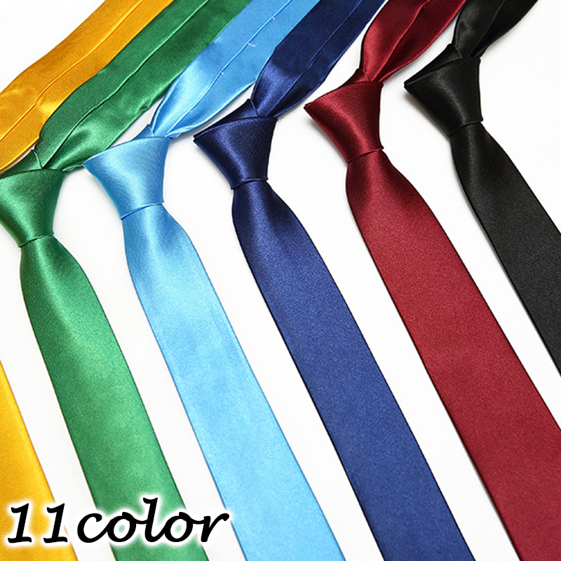  галстук мужской мужской одноцветный одиночный цвет глянец чувство narrow ширина 5cm ширина обтягивающий Thai тонкий Thai маленький . церемония party формальный атлас style ...