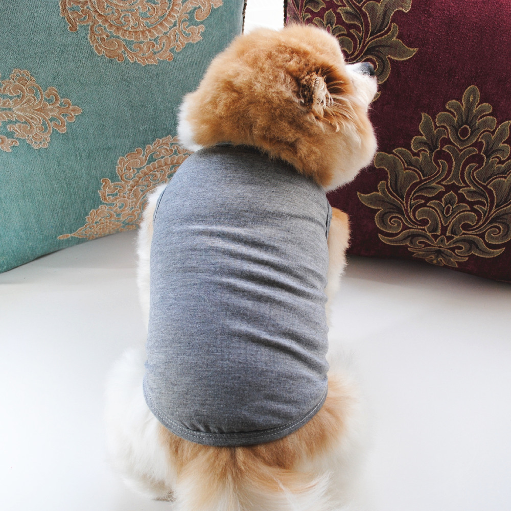 人気ブレゼント ペットウェア ドッグウェア 犬の服 ペットグッズ タンクトップ ベスト トップス 袖なし 無地 シンプル 小型犬 ポメラニアン 単色 白 黒 ピンク Heartlandgolfpark Com
