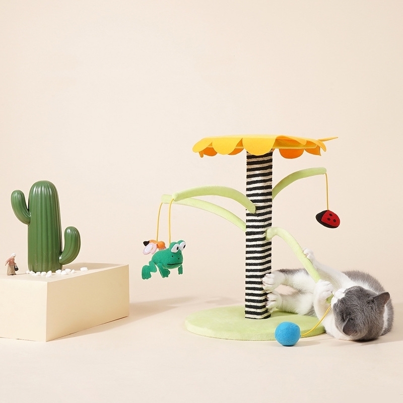 ぎます 猫用おもちゃ 麻縄柱 運動不足 ストレス解消 かわいい プラスナオ Paypayモール店 通販 Paypayモ キャットタワー 爪とぎ 多機能 ペット用品 猫用品 ペットグッズ 猫遊び 猫じゃらし 土台付き サイズにつ