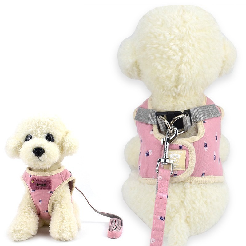 ハーネスリードセット 2点セット 犬用 猫用 胴輪 ハーネス リード 散歩紐 簡単装着 ベスト ペット用 メッシュ か おしゃれ 胸当て お散歩グッズ 10 Off