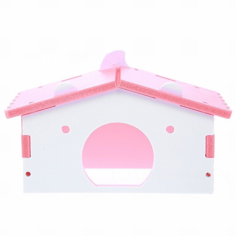 レビュー高評価の商品 小動物用ハウス ハムスター ペット用品 ハムスターの家 ペットグッズ ベット 階段 はしご ブルー ピンク かわいい 巣箱 寝床 Shipsctc Org