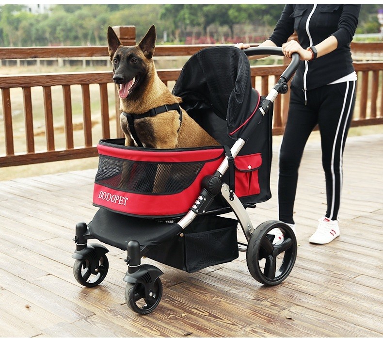 ペット用カート 折り畳み ベビーカー 乳母車 キャリーバッグ 小型犬 中型犬 大型犬 猫 大型商品 35kgまで レッド グレー ブラック プラスナオ Paypayモール店 通販 Paypayモール