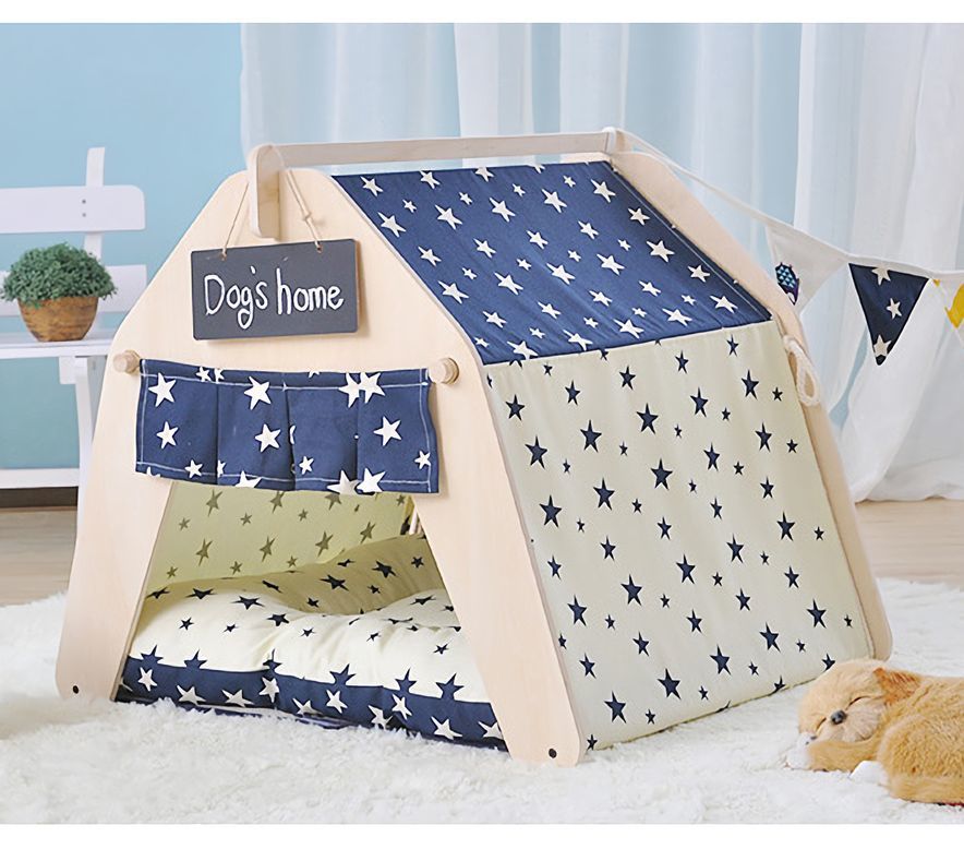 ペットハウス 星 スター ペット用品 グッズ インテリア プラスナオ Paypayモール店 通販 Paypayモール ペット用 ベッド テント ドーム型 室内 寝床 小屋 犬 猫 在庫hot Rslfreight Com