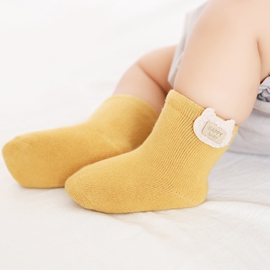 носки носки 3 пар комплект baby младенец Kids ребенок девочка мужчина нога одежда обувь внизу одноцветный кошка морковь заяц медведь узор бирка 