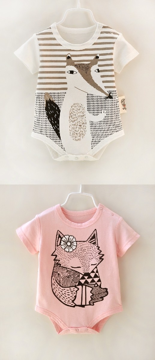 大幅値下げランキング ボディスーツ ロンパース カバーオール 半袖 肌着 ベビー肌着 下着 イラスト ロゴプリント 男の子用 女の子用 60 65 70 Avmap Gr