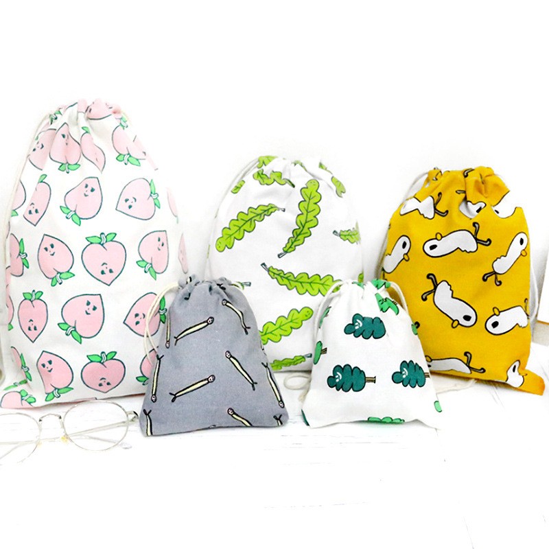 送料込 巾着袋 巾着 体操着袋 体操着入れ 小物入れ 幼稚園 小学生 小学校 木綿 イラスト かわいい 可愛い シンプル 大きい 大きめ Heartlandgolfpark Com
