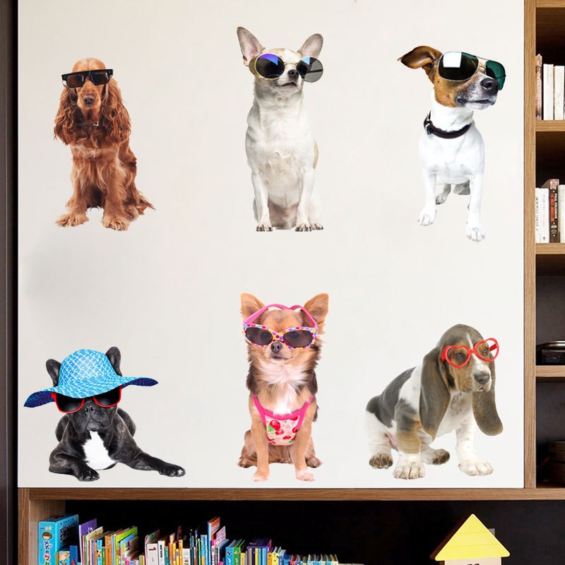 ウォールステッカー インテリア シール 壁紙 犬 Dog グラフィック 動物 模様替え 部屋 リメイク 寝室 キッチン リビング プラスナオ Paypayモール店 通販 Paypayモール