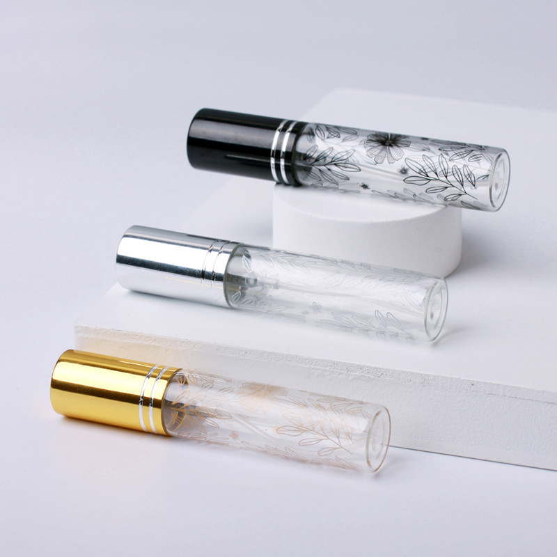 激安価格の アトマイザー 詰替容器 スプレー 10ml 透明 香水 ボトル ボタニカル リーフ フラワー 花 はっぱ 植物 葉 持ち運び おしゃれ かわいい 少量 Riosmauricio Com