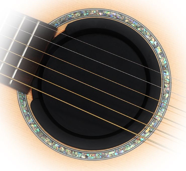  sound hole cover guitar silencer hole cover musical instruments silencing acoustic guitar akogi classic guitar Fork guitar practice light music 