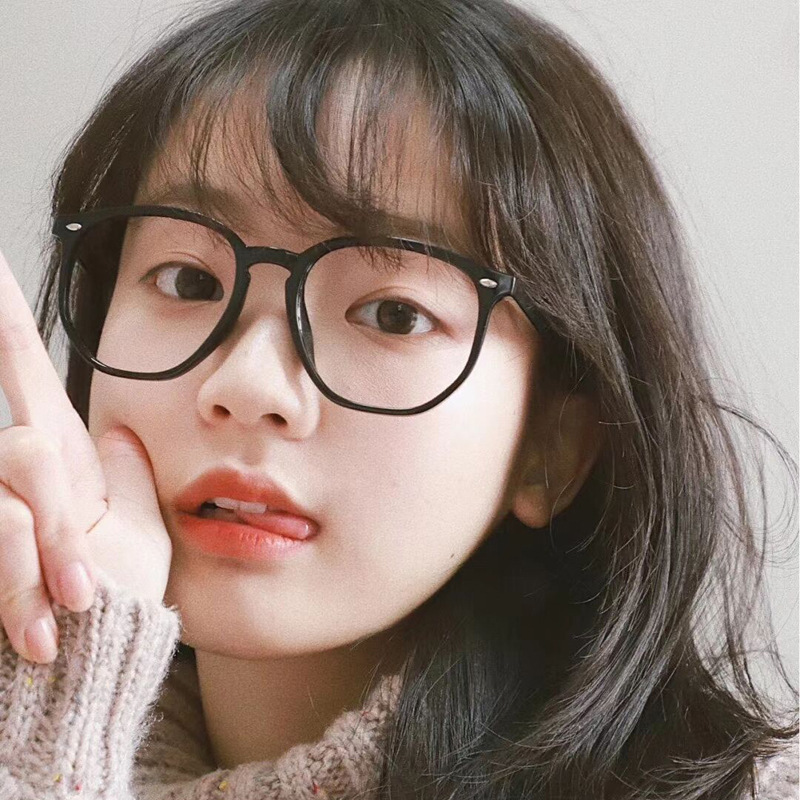  no lenses fashionable eyeglasses .. glasses Boss Lynn ton Boston type glasses casual times none glasses lady's stylish good-looking lovely plastic self re-