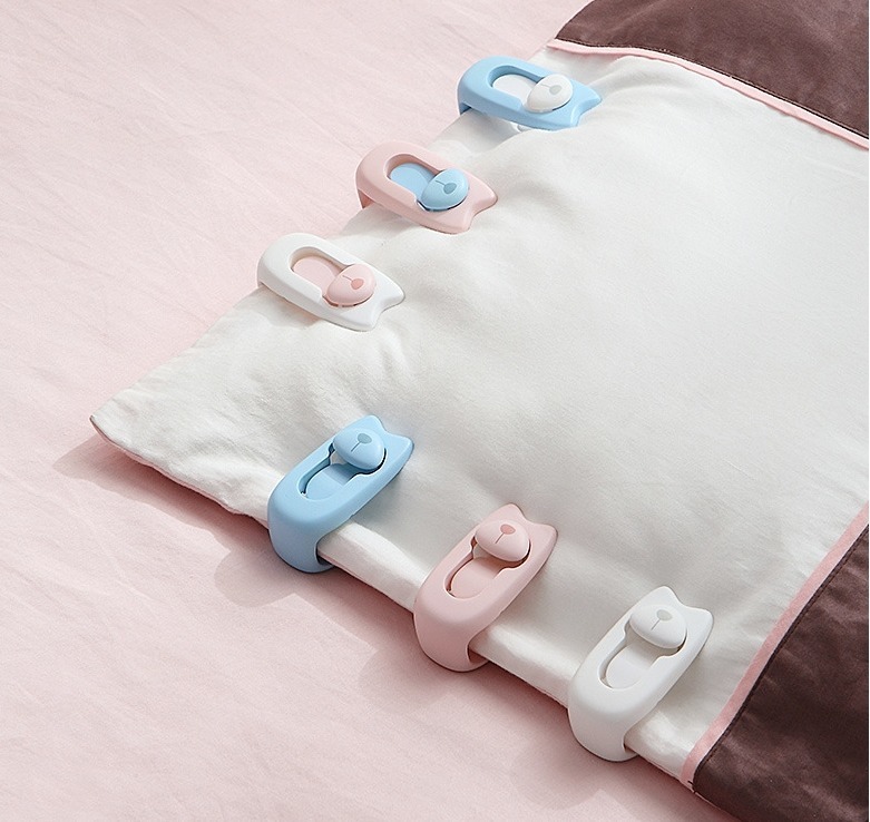  futon зажим одного цвета 6 шт. комплект простыня зажим смещение предотвращение фиксация останавливать ... смещение .. предотвращение предотвращение скольжения медведь .. медведь простой простой ватное одеяло матрац 